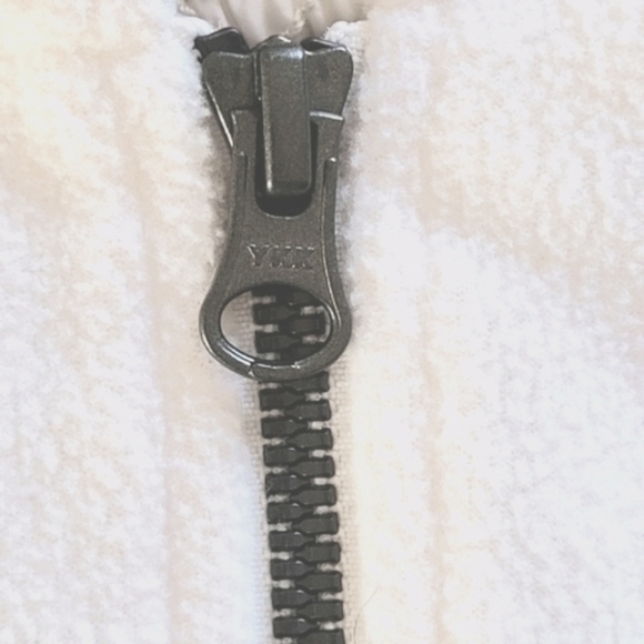 Columbia Jacket 1/4 Zip Pullover Ivory Small Excellent Condition Classic Comfort - Picture 4 of 9